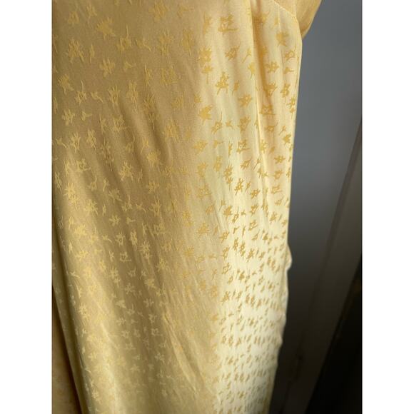 NWT Hatch Emily Dress in Canary Yellow Maxi Ruffle Sleeveless- Size 3/ Large - Picture 8 of 9